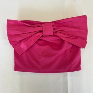 Thirty Thirty Strapless Bow Tube Top Hot Pink Size XS